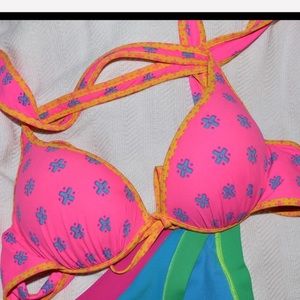 Marc Jacobs Cleo push up halter bikini top 💕